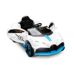 Kids Ride-On Car White SKy Blue