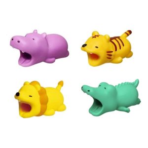 Multicolor Animal Biters Cable Protectors