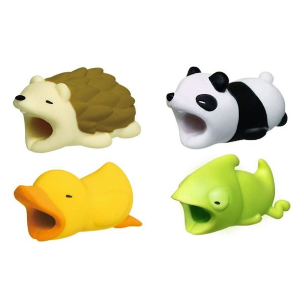 Multicolor Animal Biters Cable Protectors