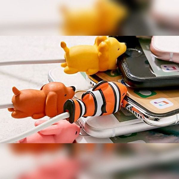 Animal Biters Cable Protectors Compatible with iPhone and Android Devices