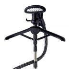 garment steamer adjustable fur brush on hanger