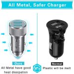 iPhone USB Car Charger - all metal - safer charger