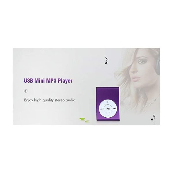 USB Mini MP3 Player with Headphone - high quality stereo audio